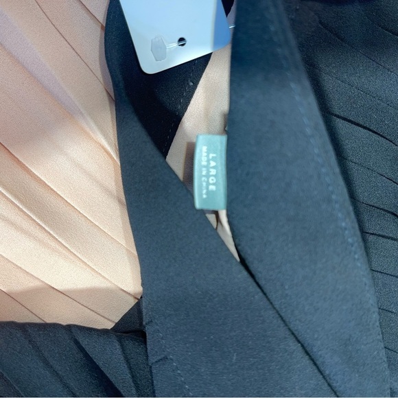 Maeve color blocked  Pleated Skirt large - Picture 8 of 11